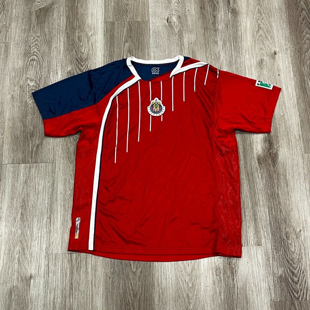Rhinox Group RX Red Futbol Soccer Shirt Jersey Guadalajara Chivas Men's X-Large